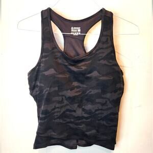 Women's Workout Top Athletic‎ Camo Print Running Walking Top M